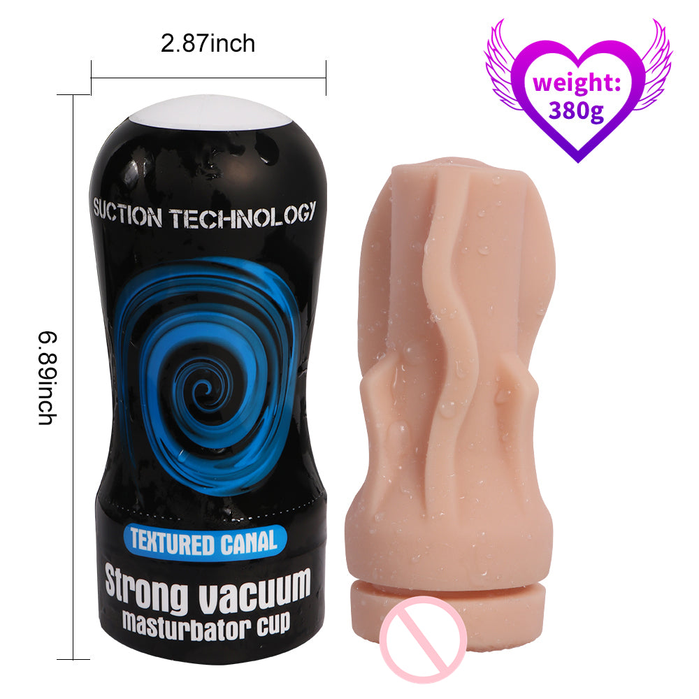 Manual Suction Masturbation Cup Men's Trainer Penis Exercise-EROSREALM