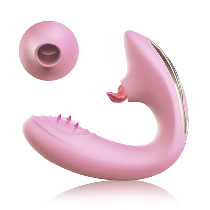 Tongue Licking Flapping Wearable Vibrator For Adult-EROSREALM