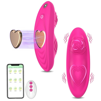 App & Wireless Remote Control 9 Frequency Panty Vibrator-EROSREALM