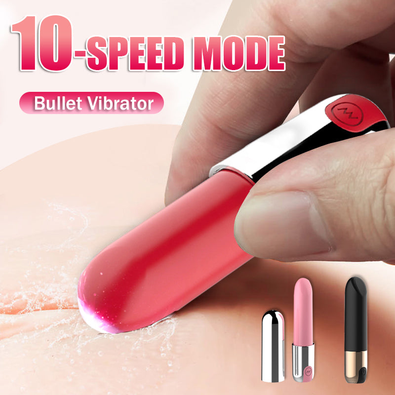 Mini Bullet Vibrator G Spot Lipstick Vibration Vagina Clitoris Stimulator-EROSREALM