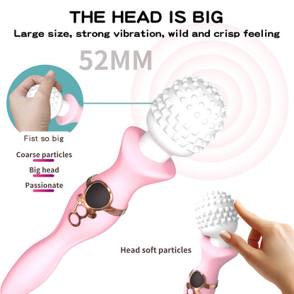 Vibrating Massager Dreamy Magic Wand Vibrator-EROSREALM