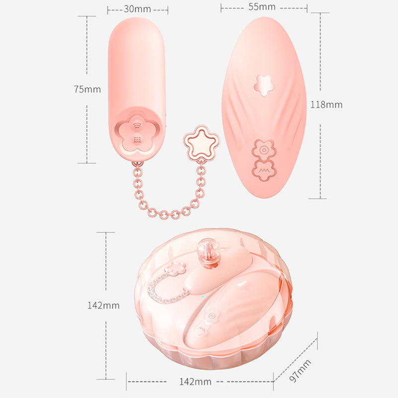 Wearable Vibrator Wireless Remote Control Clitoris Stimulator-EROSREALM