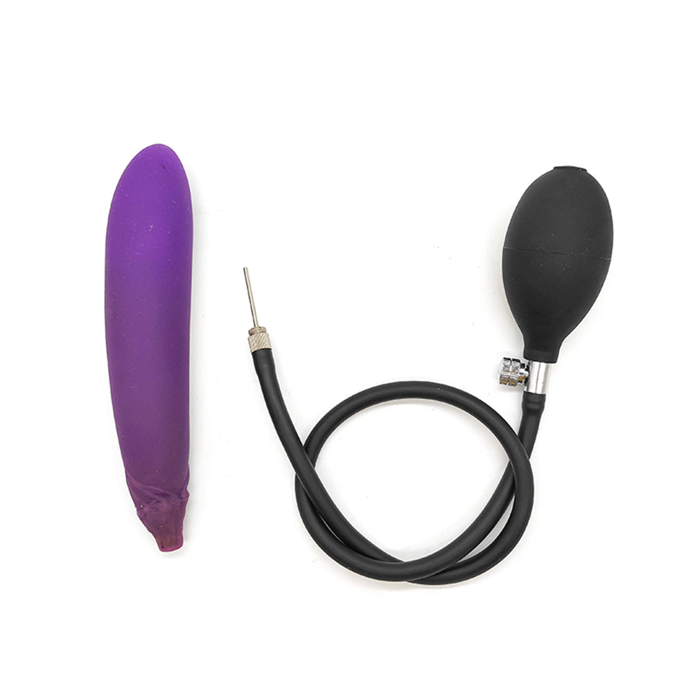 Inflatable Anal Plug Expander Butt Plug Dilator Penis Dildos G Spot Stimulator Prostate Massager-EROSREALM