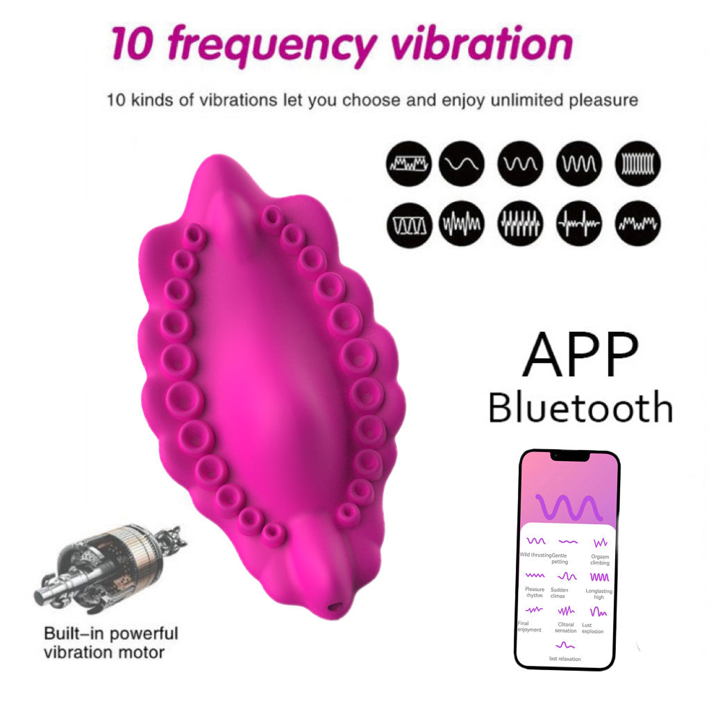 Wireless / App Remote Control 2-in-1 Wearable Vibrator With Panty-EROSREALM