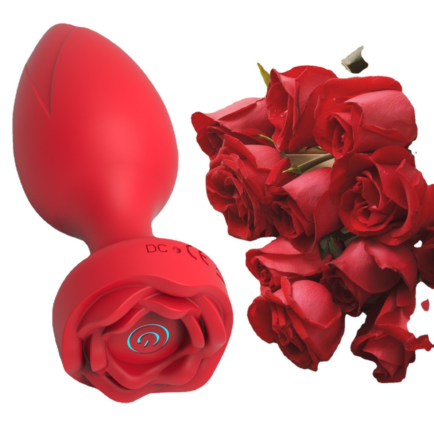 Rosebud App Remote Control 10 Frequency Vibration Rose Anal Vibrator-EROSREALM