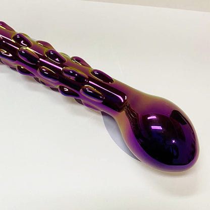 Colorful Crystal Glass Anal Dildo-EROSREALM