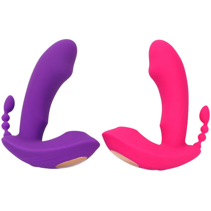 3-in-1 Wireless Remote Control Sucking Wearable Vibrator-EROSREALM