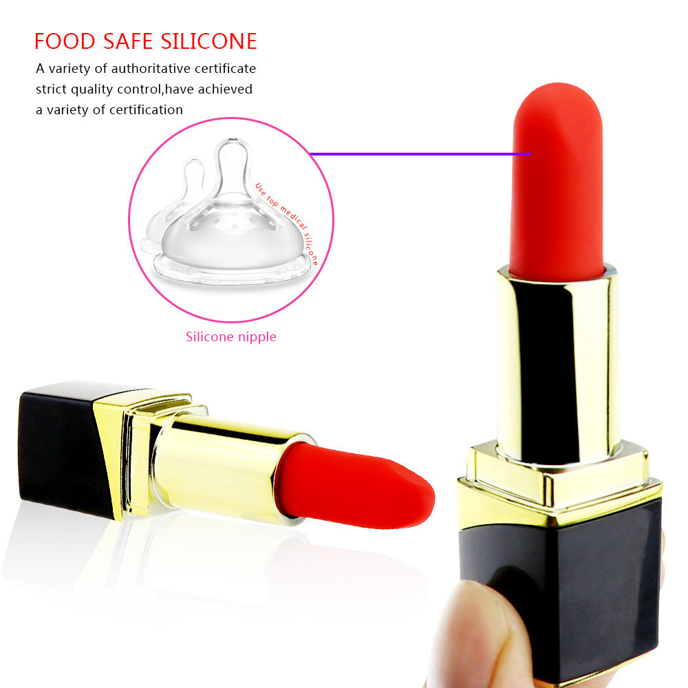 Rose Lipstick Vibrator-EROSREALM