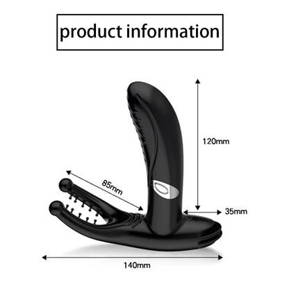 Electric Shock Anal Vibrator Male Prostate Massager Butt Plug-EROSREALM