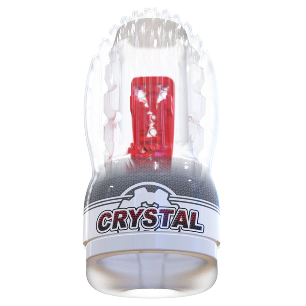 Crystal Transparent Male Manual Masturbation Cup-EROSREALM