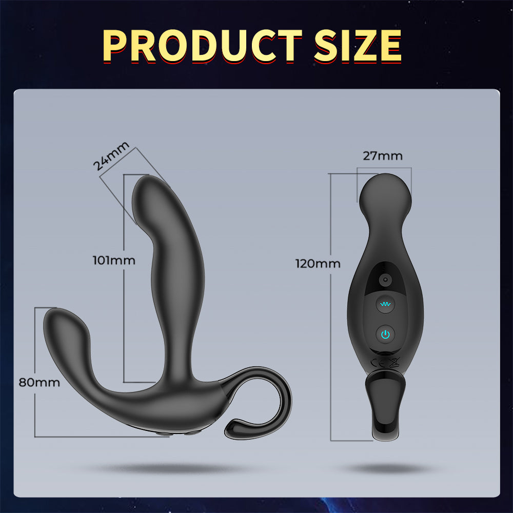 Aladdin Triggering & Vibrating Prostate Massager-EROSREALM