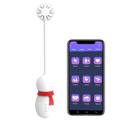 App Remote Control Silicone Kegel Ball Vaginal Dumbbell-EROSREALM