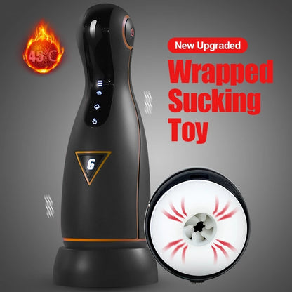 6 Vibration Sucking Automatic Masturbation-EROSREALM