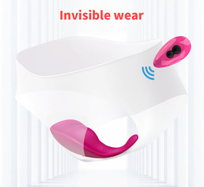 Wireless Remote Control Invisible Pleasure Panty Vibrator-EROSREALM