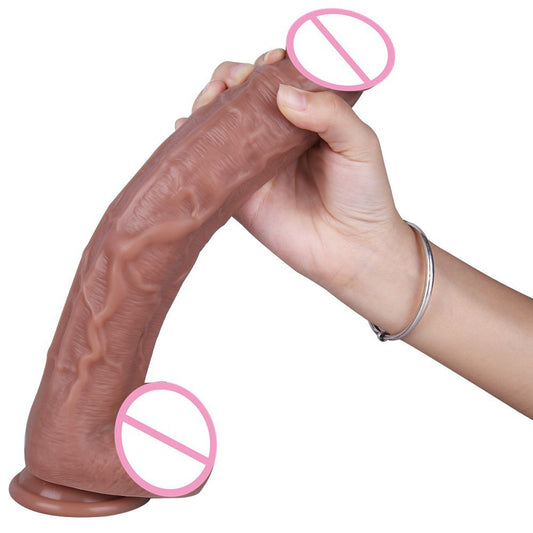 Super Large Super Thick Liquid Silicone Simulation Penis-EROSREALM