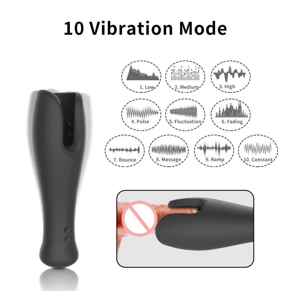 Male Masturbator Automatic Vibration Masturbation Cup For Men-EROSREALM