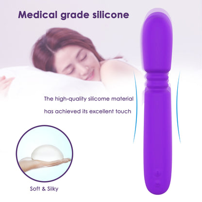 2-in-1 Thrusting G-spot Vibrator-EROSREALM