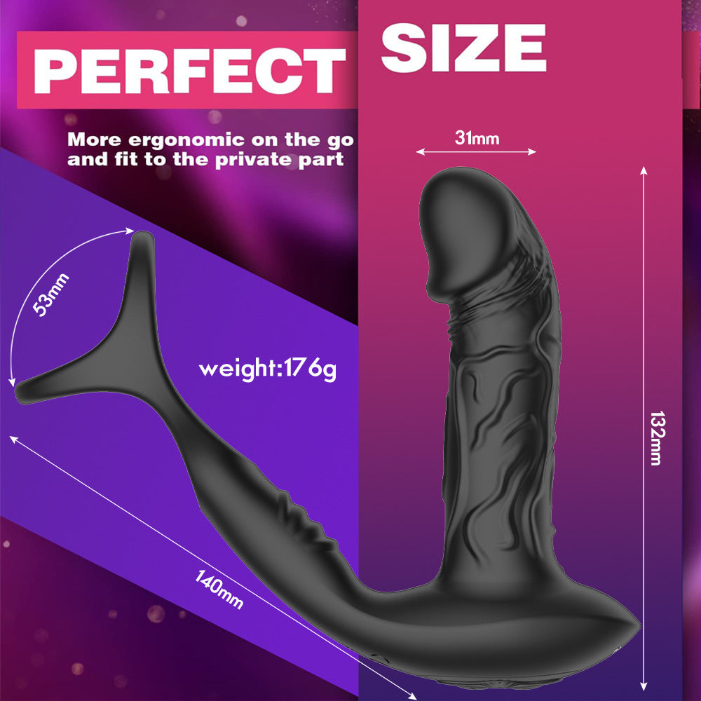 Joseph App / Wireless Remote Control Vubrating Prostate Massager & Cock Rings-EROSREALM