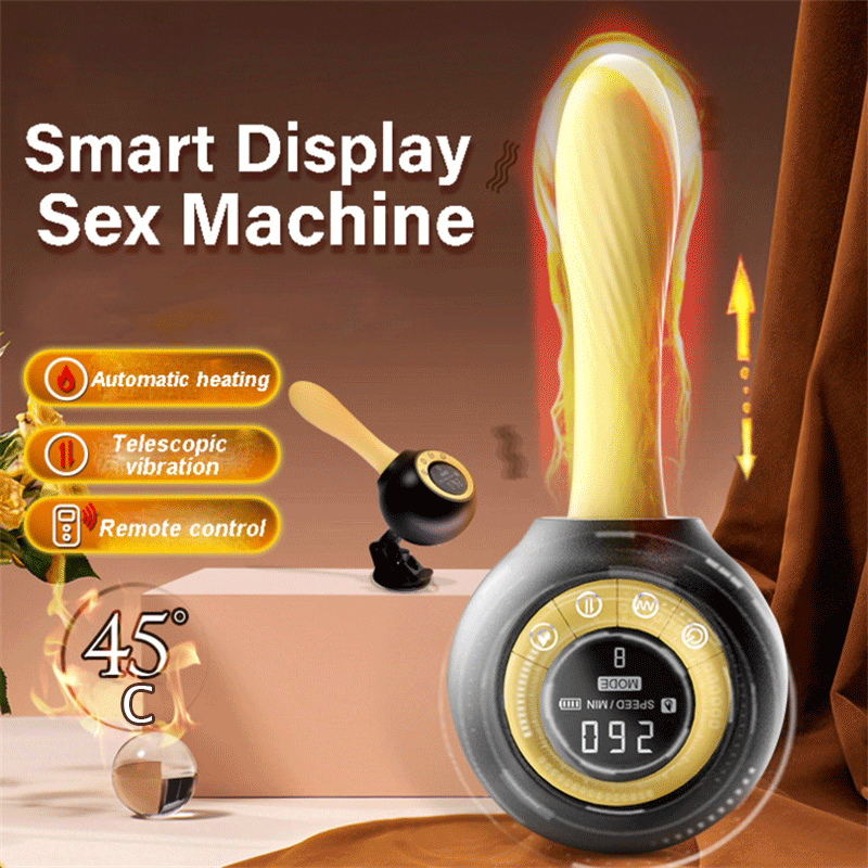 Remote Control Heating Thrusting Sex Machine Automatic Sex Mixer-EROSREALM