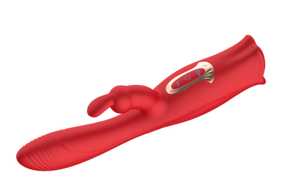 Rose Nibbler 3-in-1 Bitting G-spot Vibrator-EROSREALM