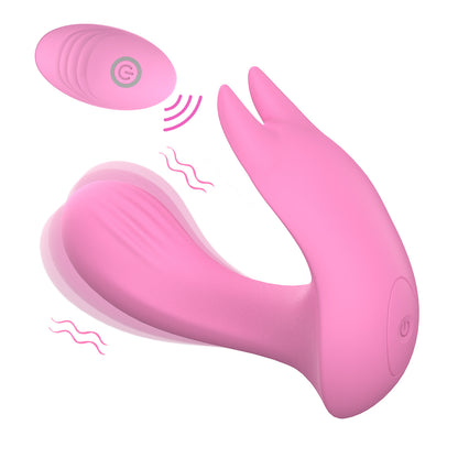 2-in-1 Clit Stimulator & Panty Vibrator-EROSREALM