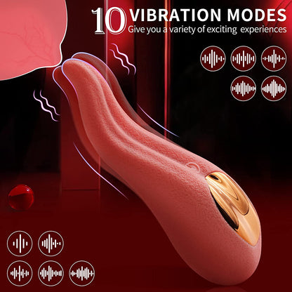 Tongue Toy Tongue-licking Clitoris Stimulator-EROSREALM