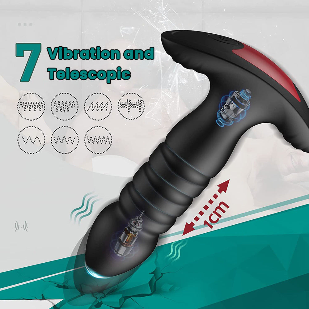 Prostate Massager Rotating Anal Vibrator Male Masturbator Butt Plug Vibrators-EROSREALM