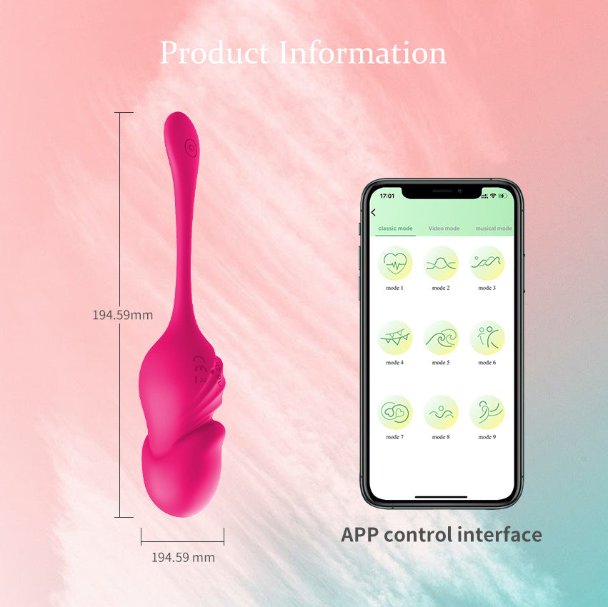 App & Remote Control 10 Frequency Panty Vibrator-EROSREALM