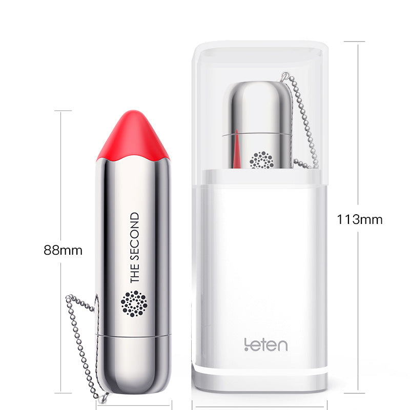 Leten Wireless Charging Sleek Lipstick Vibrator-EROSREALM