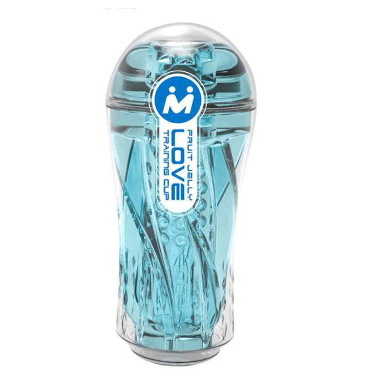 Men's Masturbation Crystal Transparent Air Cup Penis-EROSREALM