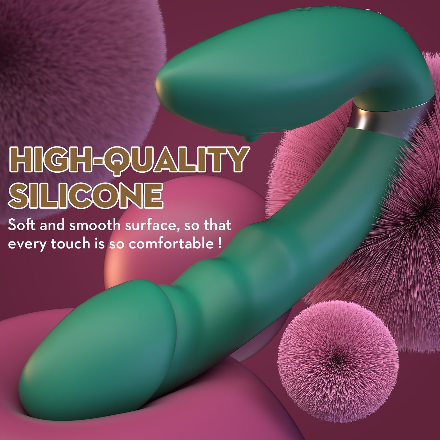 2-in-1 Flapping Vibrating Transformation Dildo-EROSREALM