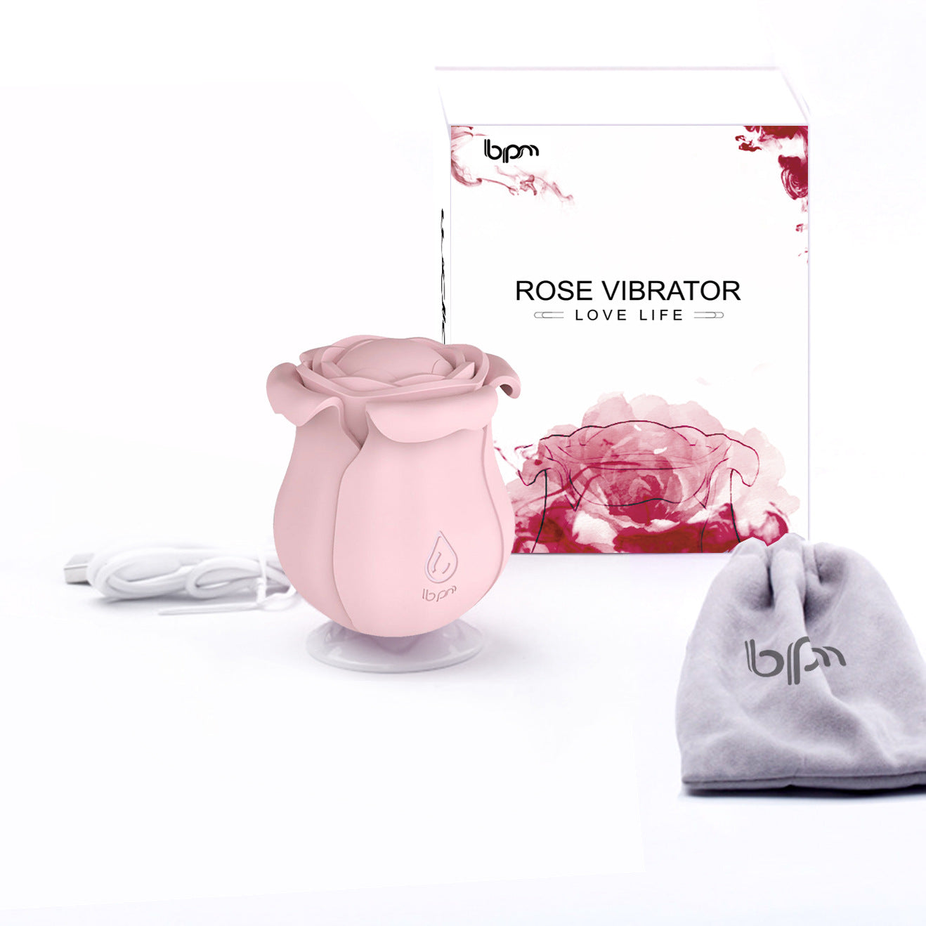 Rose Vibrator with 10 Modes of Tapping-EROSREALM