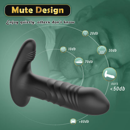 App Remote Control Telescopic Vibration Prostate Massager-EROSREALM