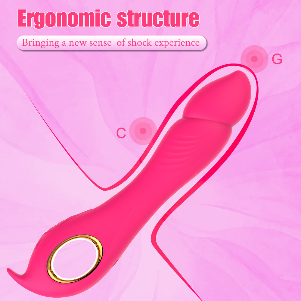 Inflatable Strong Shock Wand Vibrator-EROSREALM