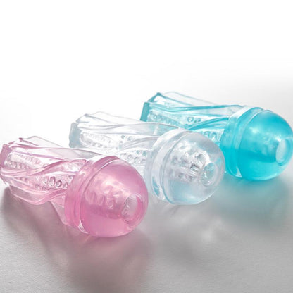 Men's Masturbation Crystal Transparent Air Cup Penis-EROSREALM