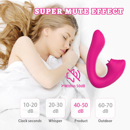 Wireless Remote Control Tongue-licking Panty Vibrator-EROSREALM