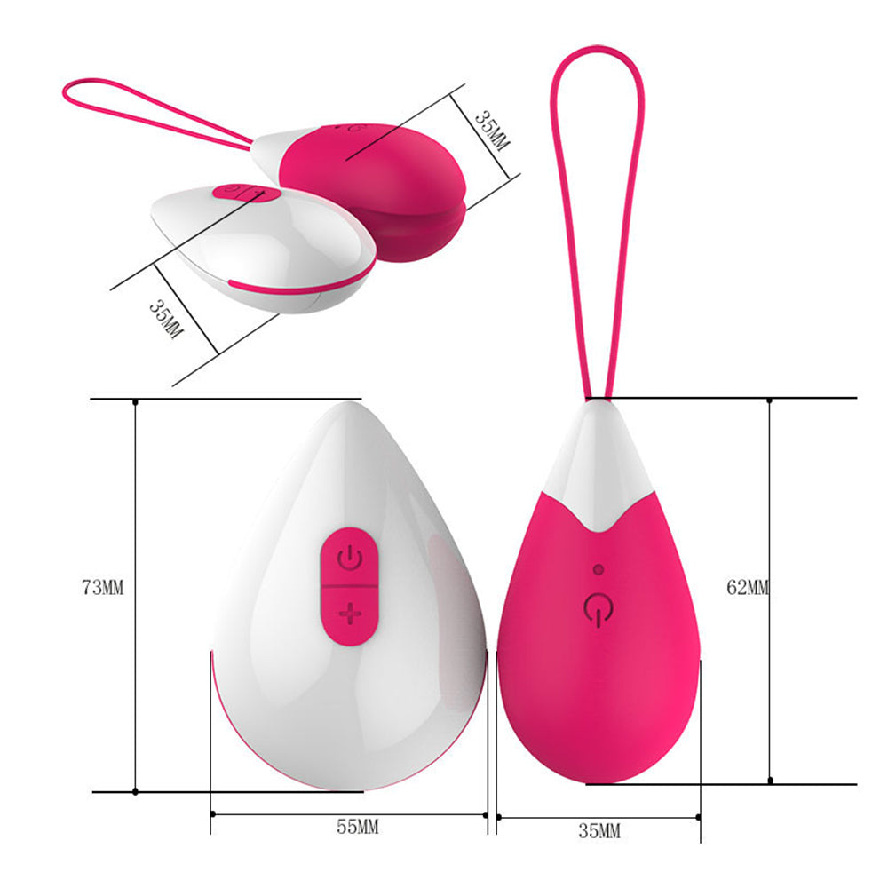 Wireless Remote Control Water Drop Vibrating Egg-EROSREALM