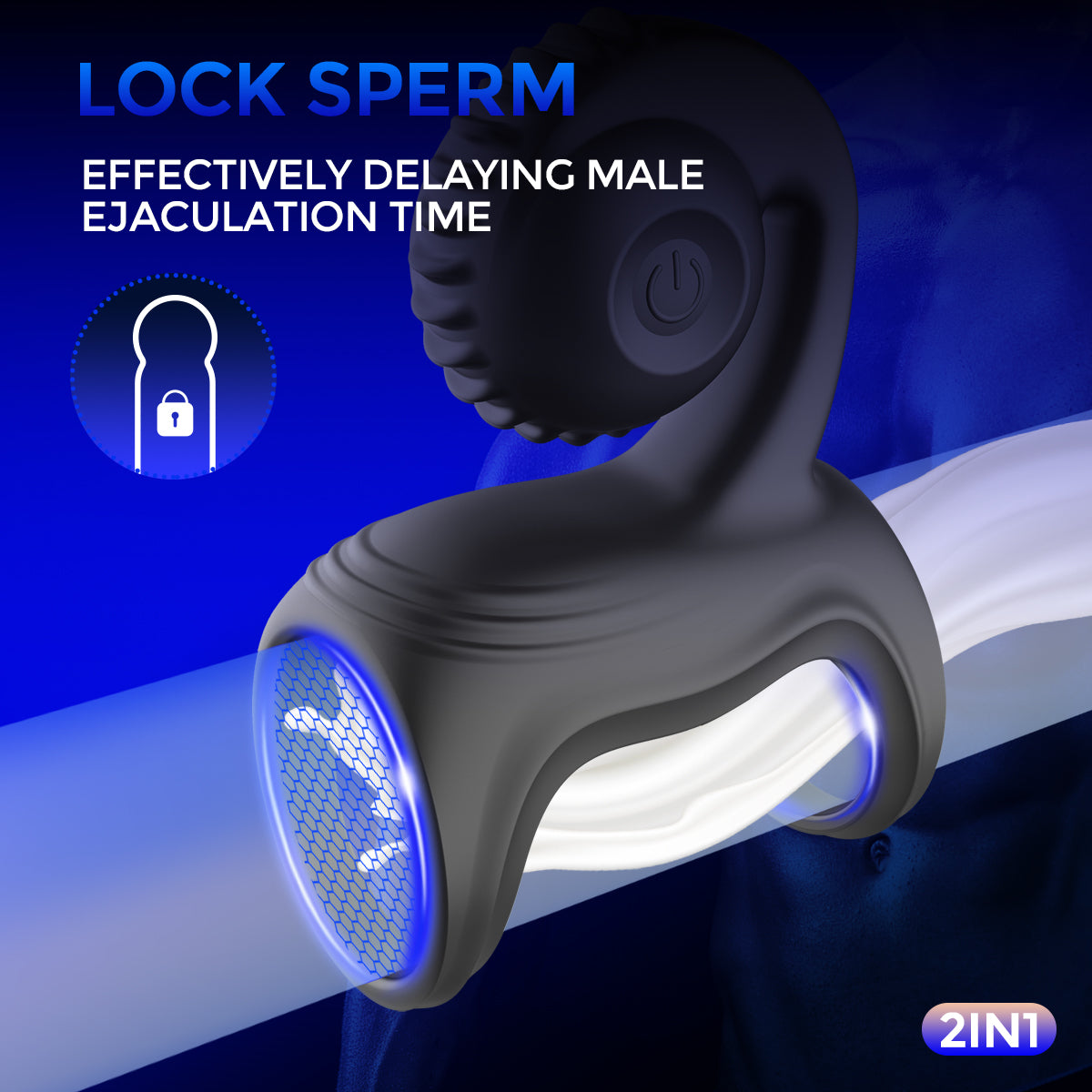 Snail 10 Frequency Vibrating Penis Ring & Clit Stimulator-EROSREALM