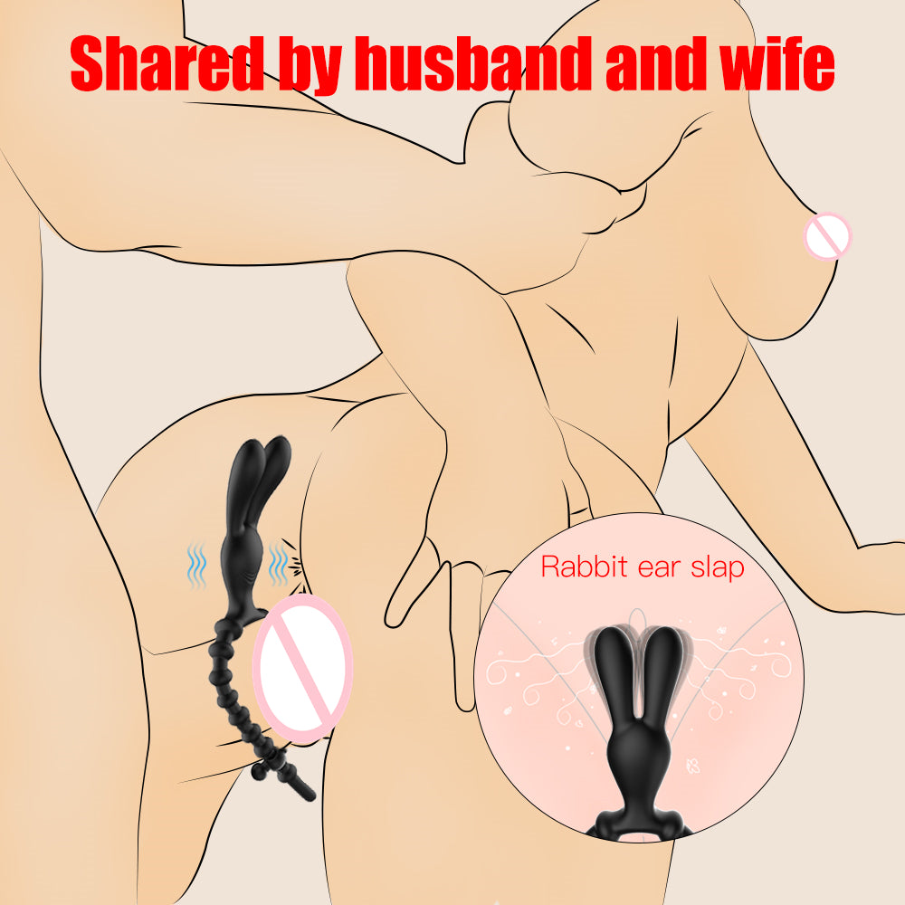 Rabbit Adjustable Cock Ring Delayed Ejaculation Ring-EROSREALM