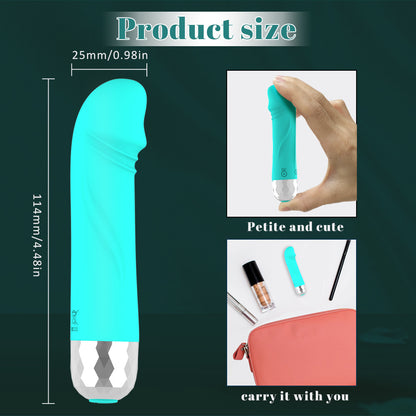 12 Frequency Strong Shock Small Bullet Vibrator-EROSREALM