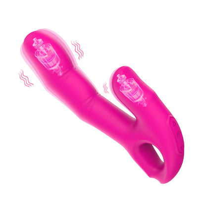 2-in-1 Finger-shaped Vibrator-EROSREALM