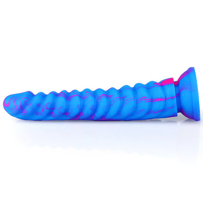 8.5 Inch Dragon Scale Silicone Dildo-EROSREALM