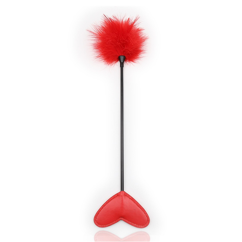 Feather Tickler – Black/Red/Pink-EROSREALM