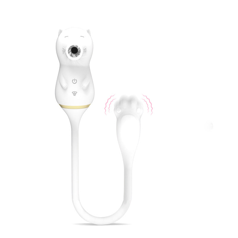 Kitten Wireless Remote Control G-spot Super Power Suck Vibrator White-EROSREALM