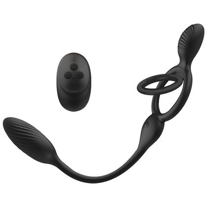 Levi - Wireless Remote Control Double Penis Rings Vibrating Egg For Couples-EROSREALM