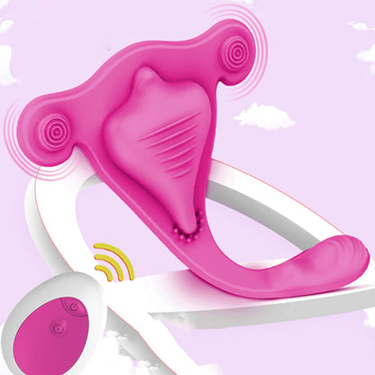 Remote Control 10 Frequency Wearable Panty Vibrator-EROSREALM