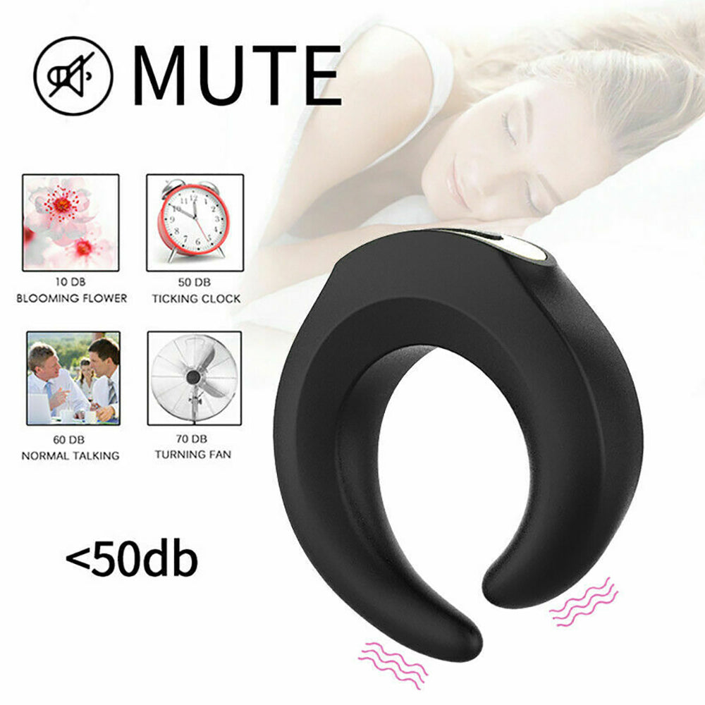 Fun Massage Vibration Cock Ring Lock Delay Ring-EROSREALM