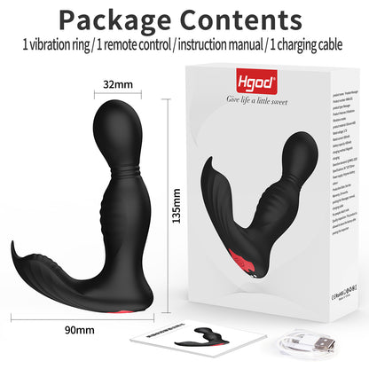 Batman App Remote Control Swinging And Vibrating Prostate Massager-EROSREALM