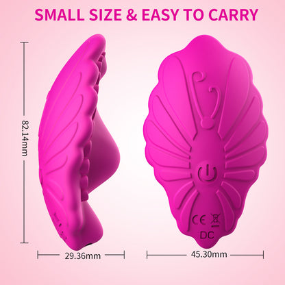 Wireless / App Remote Control 2-in-1 Wearable Vibrator With Panty-EROSREALM