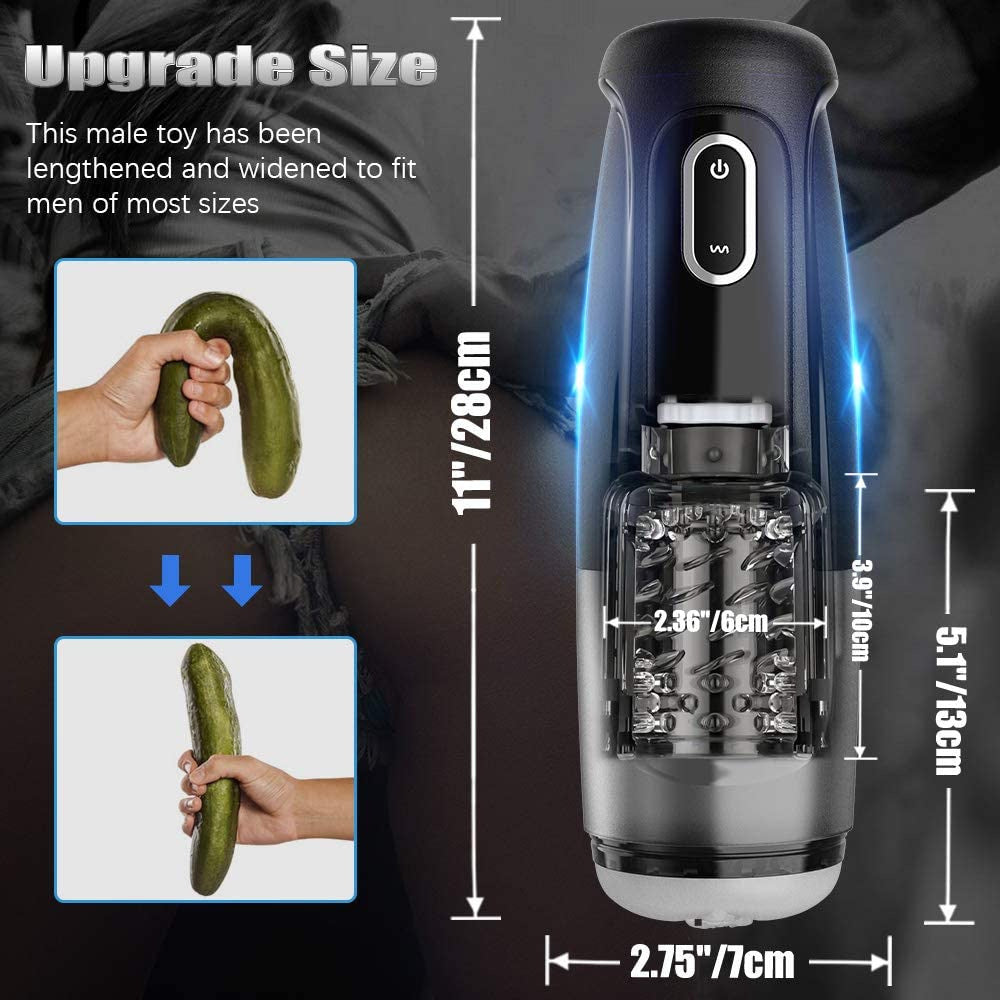 Hand-free Automatic Rotate Male Masturbation Cup-EROSREALM